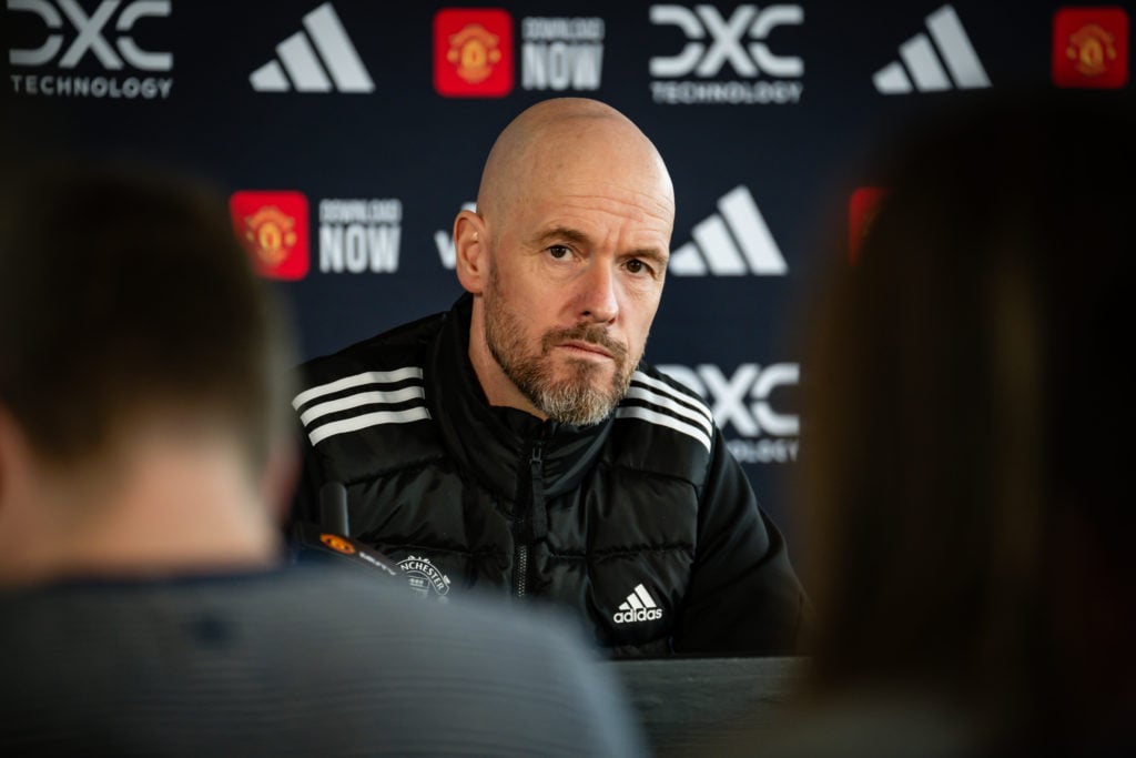Manchester United Training Session and Press Conference