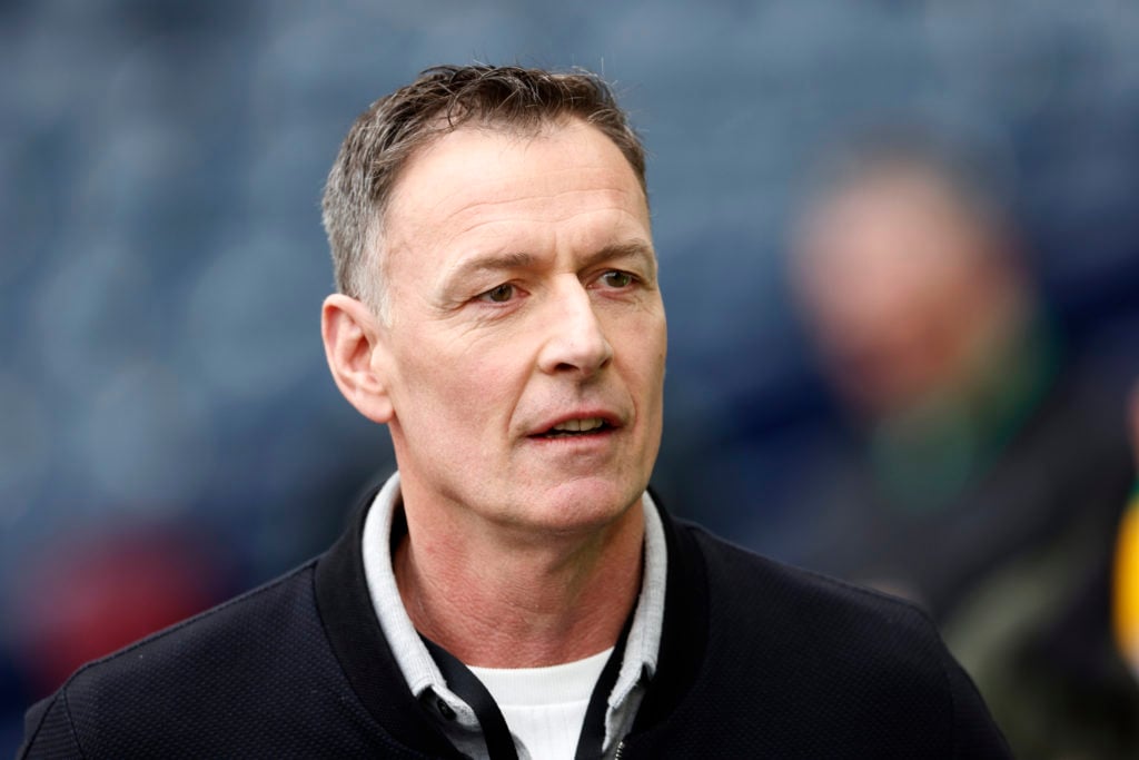 Chris Sutton working as a pundit in the Scottish Cup ahead of Rangers against Celtic.