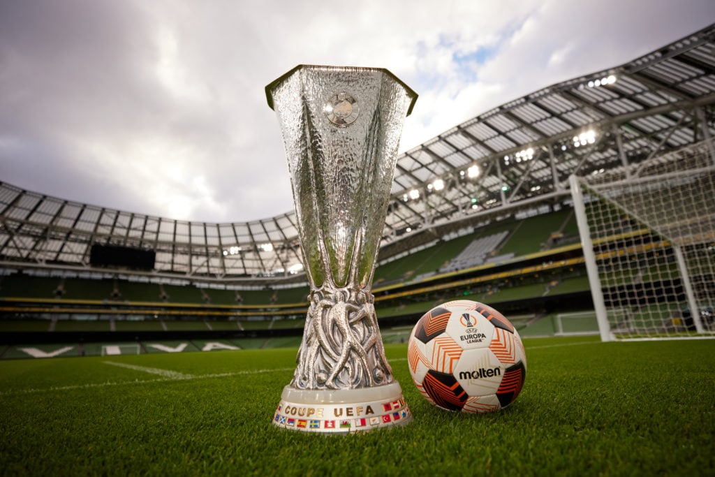 UEFA Europa League Final 2023/24 Host City Trophy Shoot