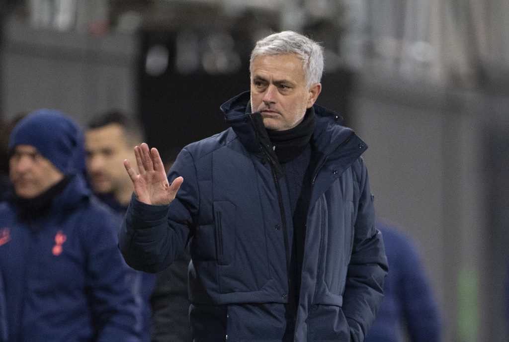 Jose Mourinho managing as Tottenham
