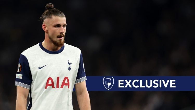 Radu Dragusin of Tottenham Hotspur during the UEFA Europa League 2024/25 League Phase MD3 match between Tottenham Hotspur and AZ at Tottenham Hotsp...