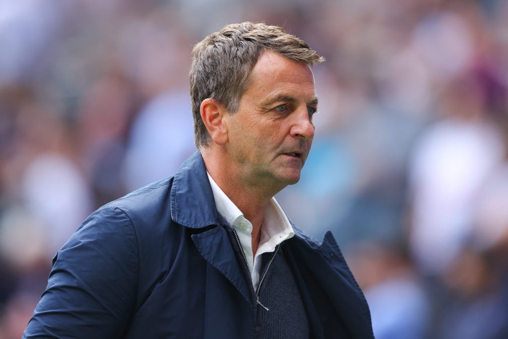 Tim Sherwood looks annoyed.