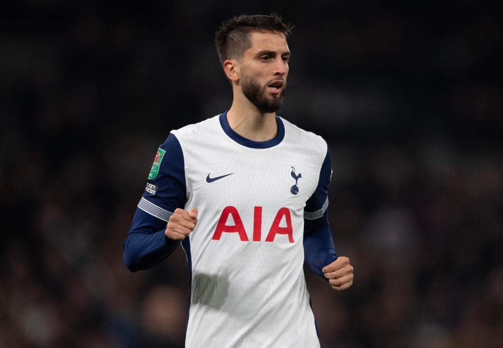 Rodrigo Bentancur during Tottenham vs Manchester City