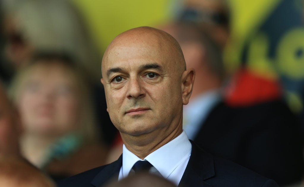 Tottenham chairman Daniel Levy at game