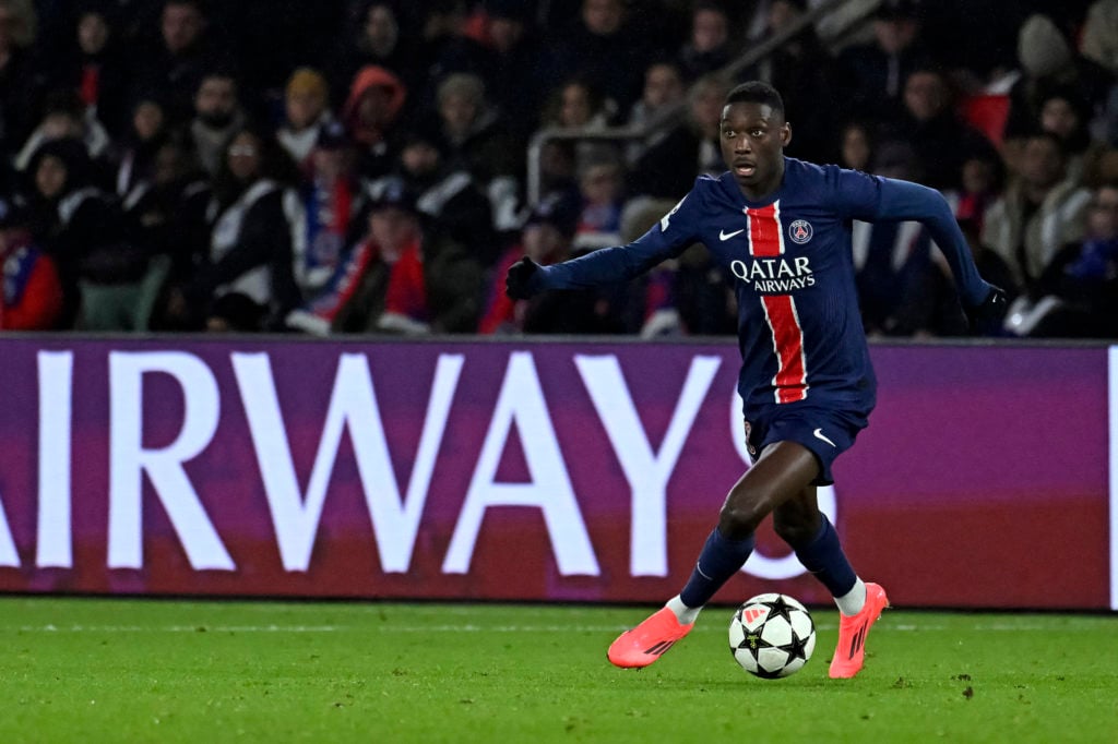 Randal Kolo Muani of Paris Saint-Germain runs with the ball