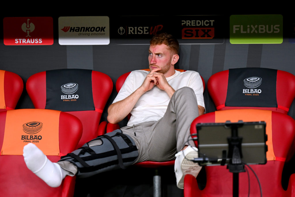 Tottenham's Dejan Kulusevski sidelined