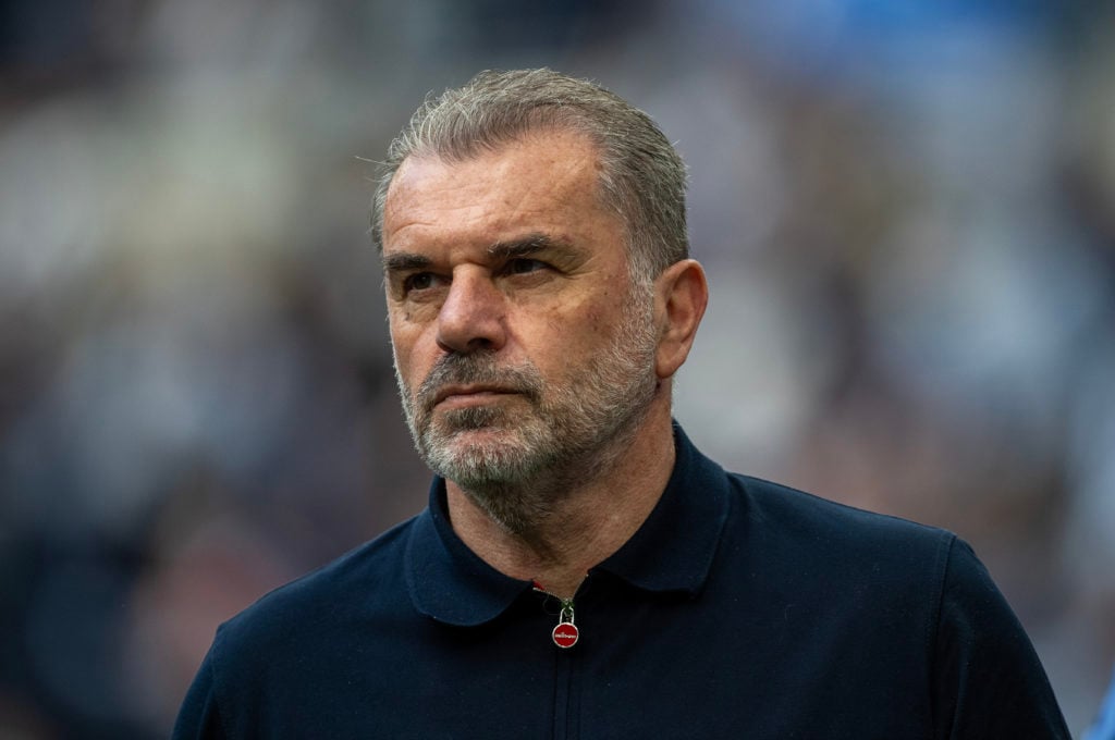 Ange Postecoglou as the Tottenham manager after the Premier League match against Brighton.