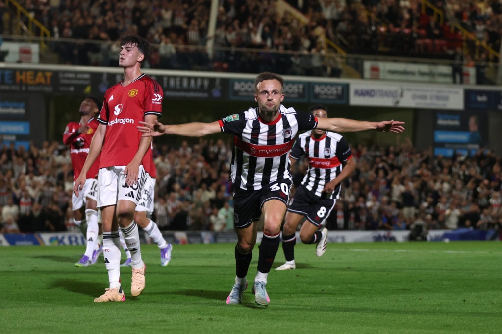 Grimsby Town v Manchester United - Carabao Cup Second Round