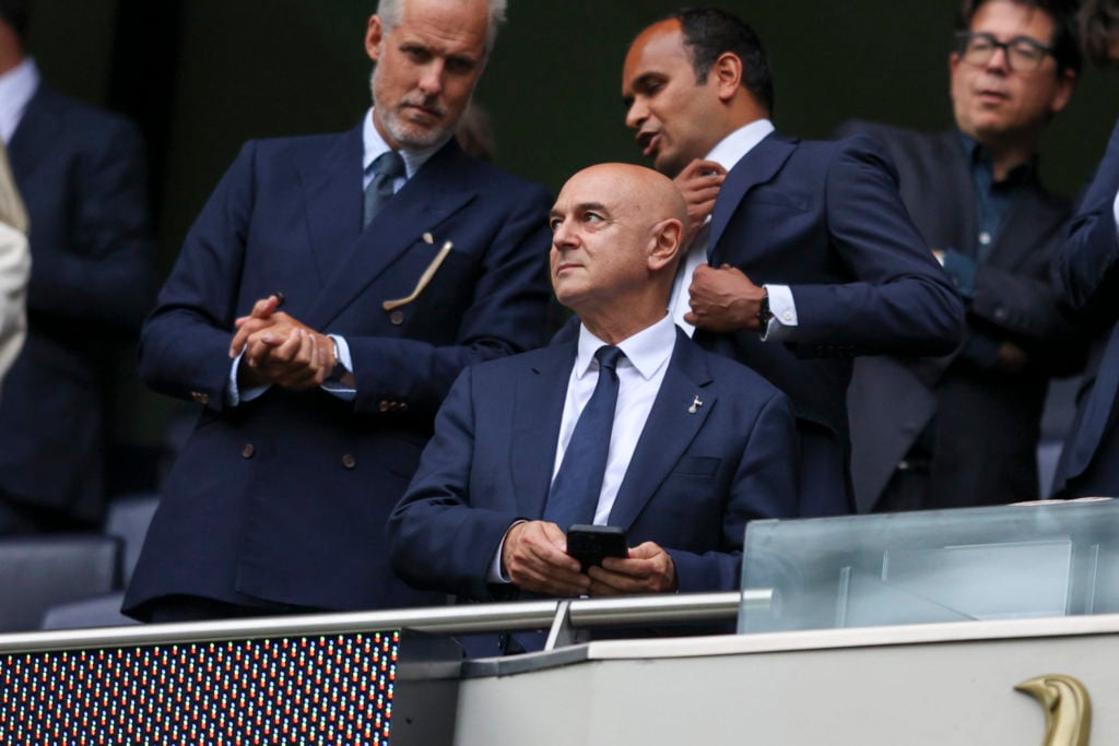 Daniel Levy at Tottenham match