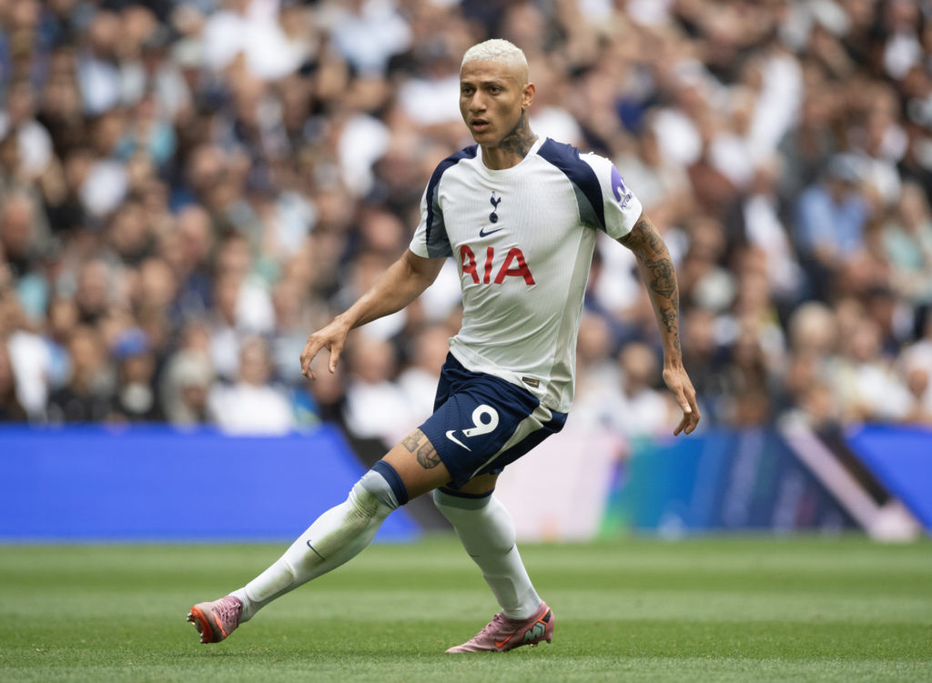 Tottenham star Richarlison on the pitch