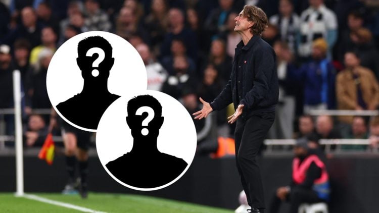 Thomas Frank reacts during Tottenham Hotspur v Wolverhampton Wanderers - Premier League