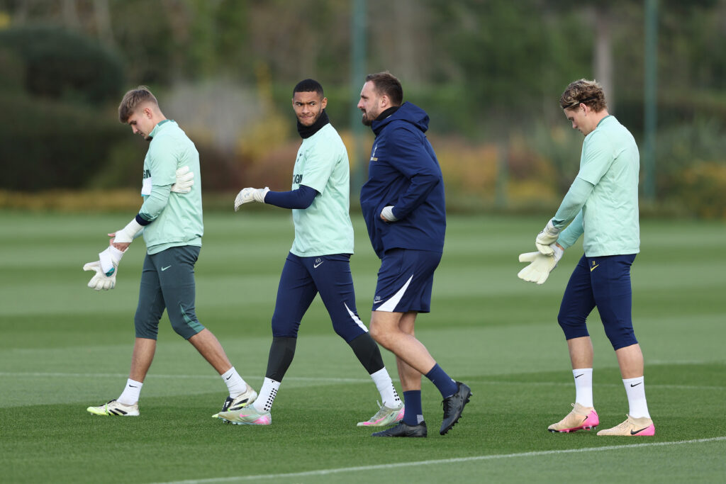 Tottenham Hotspur Training Session And Press Conference - UEFA Champions League 2025/26 League Phase MD5