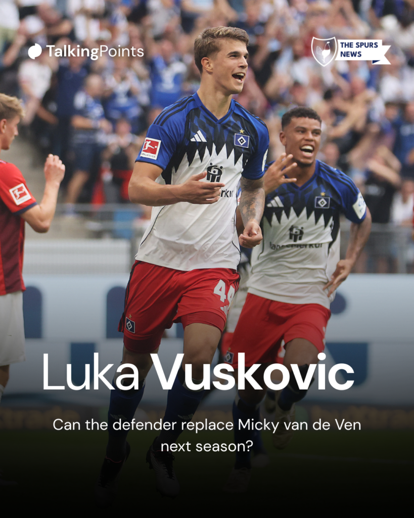 Cab Luka Vuskovic replace Micky van de Ven