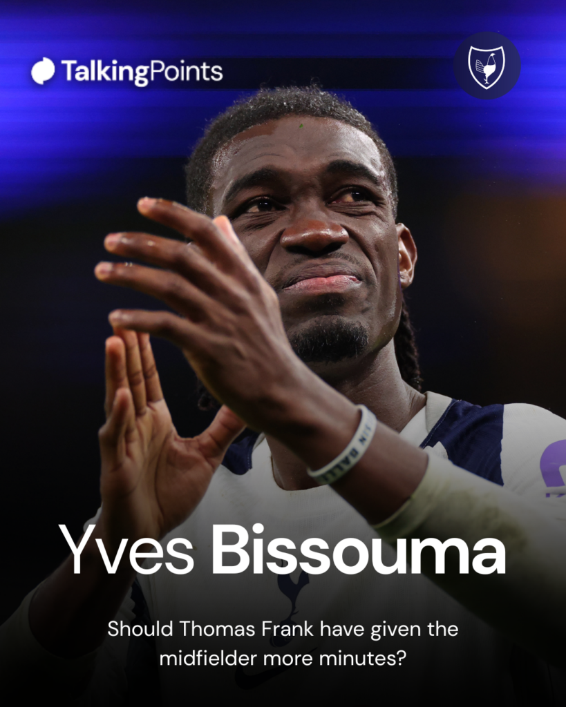 Thomas Frank's treatment of Yves Bissouma at Tottenham.