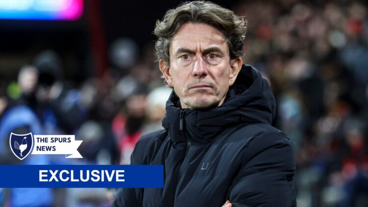 Tottenham Hotspur manager Thomas Frank ahead of AFC Bournemouth match in the Premier League.