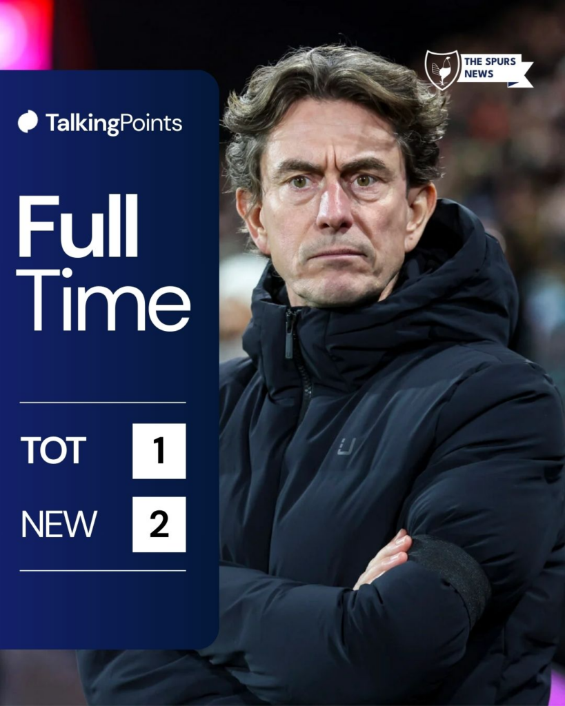 Tottenham Newcastle full-time