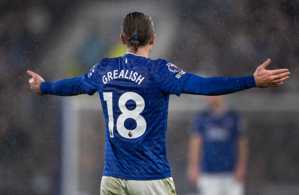Everton player Jack Grealish