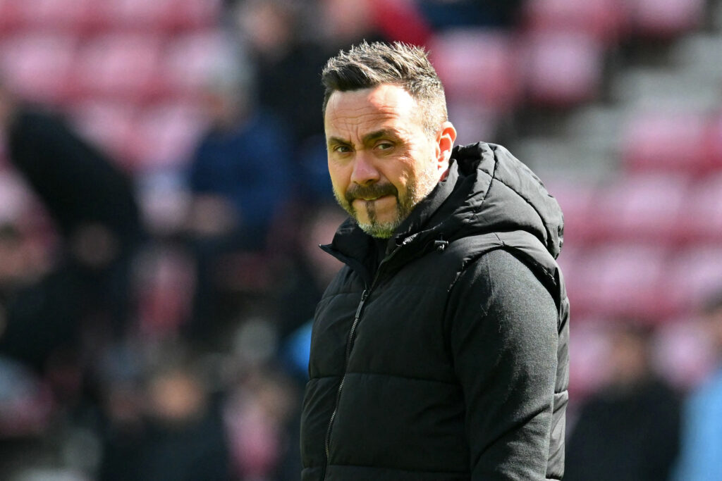 Tottenham boss Roberto De Zerbi
