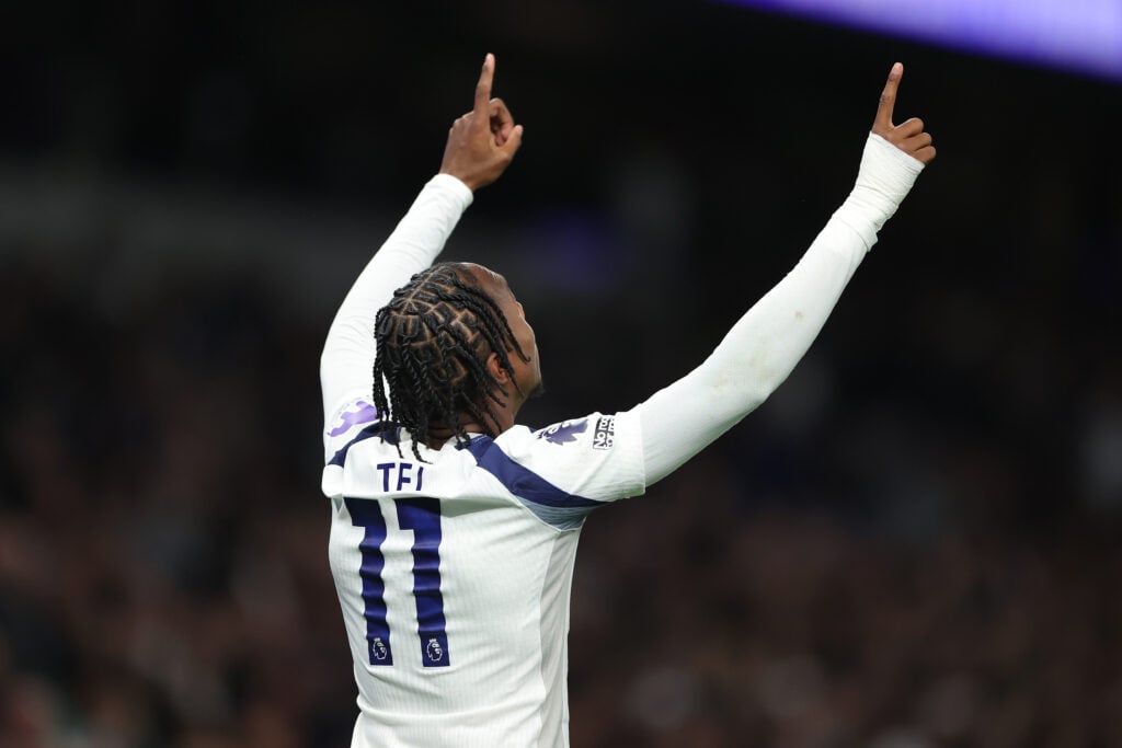Mathys Tel scores for Tottenham