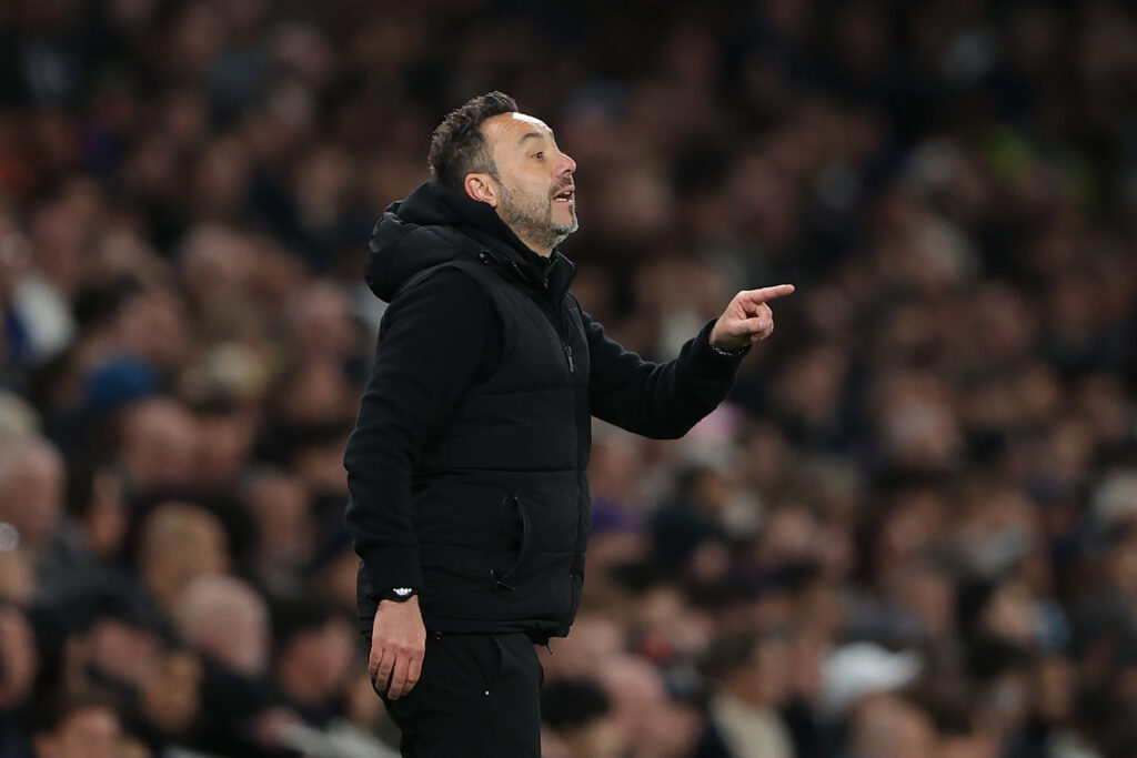 Tottenham boss Roberto De Zerbi