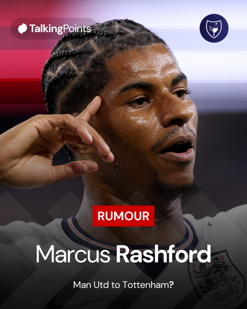 Marcus Rashford to Tottenham